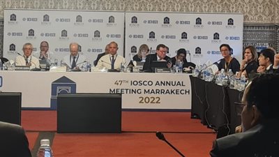 رئيس الرقابة المالية يشارك في اجتماع المنظمة الدولية للهيئات الرقابية على أسواق المال