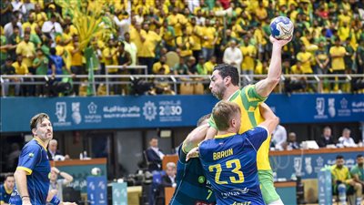 أحمد الأحمر يحصد جائزة رجل مباراة الخليج وسيدني ببطولة العالم للأندية لكرة اليد