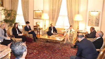 وزير الخارجية يستقبل وزيرة الدولة لإفريقيا بالخارجية البريطانية | صور