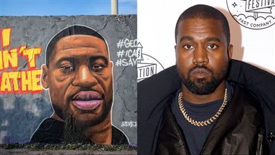 كاني ويست يثير الجدل من جديد.. وعائلة جورج فلويد ترفع دعوى قضائية ضده