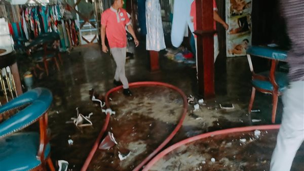 حريق باخرة نيلية