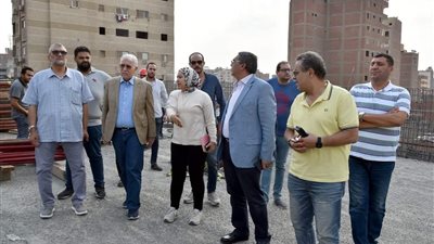 مسئولو المقاولون العرب يتفقدون مشروع محور كمال عامر الرابط بين القاهرة والجيزة