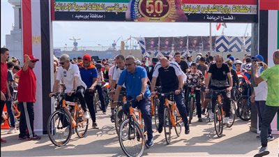 بالأعلام.. رياضة بورسعيد تحتفل بـ 50 عامًا على تأسيس العلاقات مع الإمارات | صور