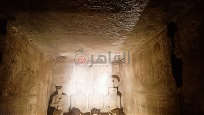 غدًا.. ظاهرة تعامد الشمس على وجه رمسيس الثاني بمعبد أبو سمبل