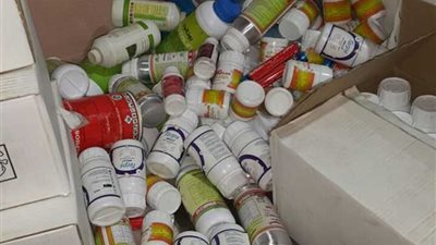 ضبط 6000 عبوة مبيدات وأسمدة زراعية مجهولة المصدر بالشرقية