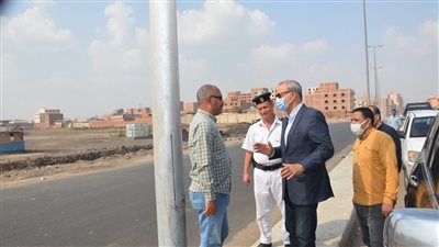 محافظ القليوبية يتابع رفع الإشغالات واستمرار تحسين مستوى النظافة العامة بمحور الخصوص
