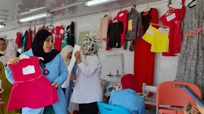 القوى العاملة: انتهاء البرنامج التدريبي على مهنة التفصيل والحياكة بالبحيرة 