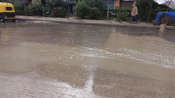 سقوط أمطار غزيرة