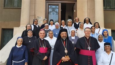 بطريرك الأقباط الكاثوليك يترأس الجمعية العمومية لاتحاد الرهبانيات النسائية بمصر