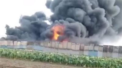 اندلاع حريق بمصنع إسفنج بالمنوفية.. والحماية المدنية تحاول السيطرة