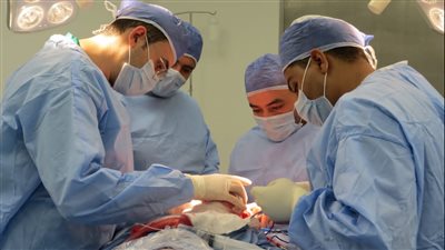 الرعاية الصحية تجري جراحة لإعادة تشكيل عظام الجمجمة لرضيع تحت مظلة التأمين الشامل ببورسعيد