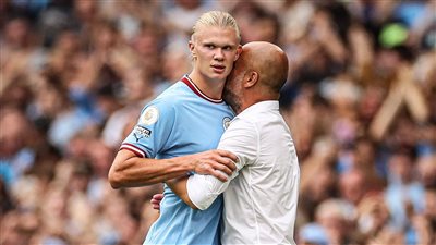 جوارديولا يحذر هالاند من الأكل الكثير خلال فترة راحة كأس العالم