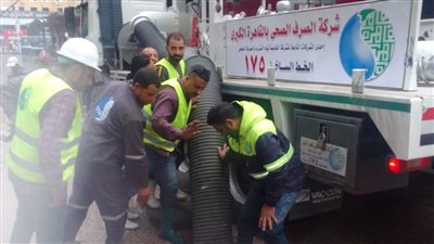 القابضة للمياه: رفع حالة الاستعداد بالمحافظات للتعامل مع الأمطار