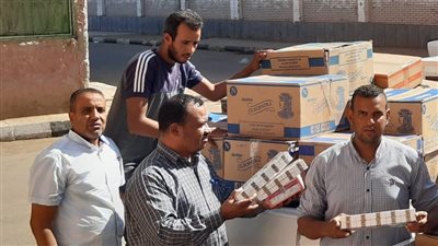 ضبط 19.5 ألف علبة سجائر و180 باكو معسِّل مهربة بالأقصر