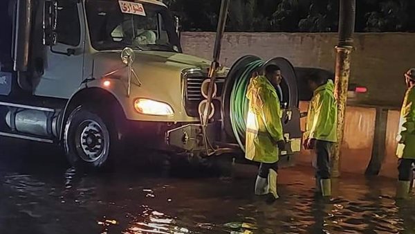 جهود سحب مياه الأمطار