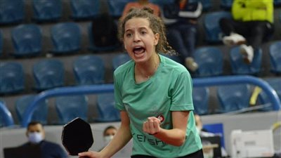 هنا جودة تتوج ببطولة مصر الدولية لتنس الطاولة 