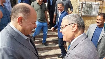 محافظ المنيا يشارك في الاحتفال ببدء أعمال إحلال وتجديد قناطر ديروط