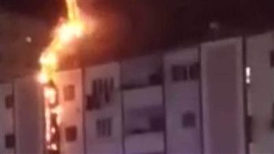 إصابة شخص في حريق شقة سكنية بكفر الزيات بالغربية
