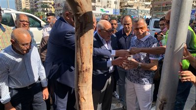 مبادرة 100 مليون شجرة.. محافظ بورسعيد يشارك في غرس أول شجرة | صور وفيديو