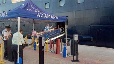 الإسكندرية تودع السفينة المالطية أزامارا وعلى متنها 530 سائحا من جنسيات مختلفة