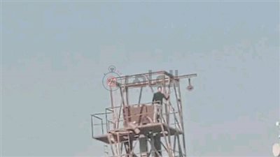 شاب يحاول الانتحار من أعلى برج مطحن بأوسيم | صور