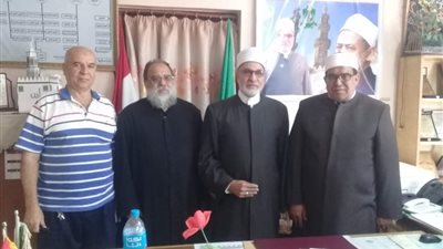 «خريجي الأزهر» تستقبل وفدًا من أعضاء صانعي السلام بمقر ديوان عام منطقة المنيا