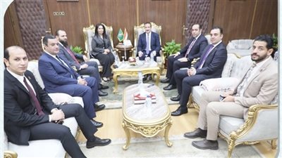 أشادوا بالنهضة التنموية في المحافظة.. محافظ المنوفية يستقبل وفد تنسيقية شباب الأحزاب