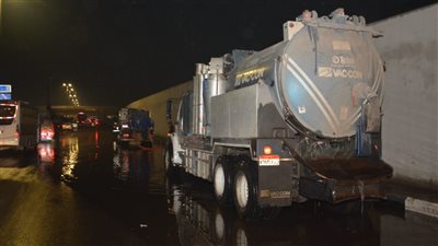 محافظ القليوبية يتابع أعمال تصريف مياه الأمطار بالطرق الرئيسية