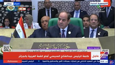 السيسي: تسوية القضية الفلسطينية ستظل المعيار الحقيقي لمدى تماسكنا.. والمبادرة العربية للسلام تجسيدًا لرؤيتنا المشتركة