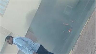 جامعة سوهاج تكشف تفاصيل السيطرة على حريق معمل الحاسب الآلي | صور