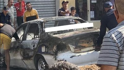 إخماد حريق اشتعل في سيارة أجرة ببورسعيد بدون إصابات