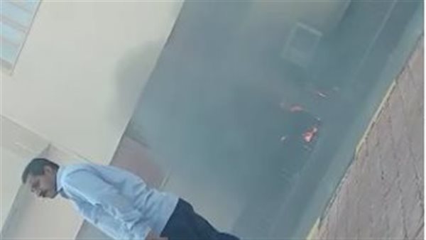 حريق جامعة سوهاج