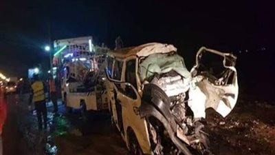 التصريح بدفن 5 جثث من ضحايا حادث طريق سوهاج البحر الأحمر