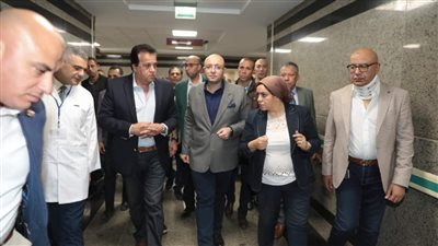 وزير الصحة ومحافظ بني سويف يتفقدان التشغيل التجريبي لمستشفى إهناسيا التخصصي | صور 