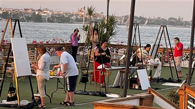 السياحة تختتم فعاليات ملتقى النيل الدولي للفنون التشكيلية بالأقصر | صور 