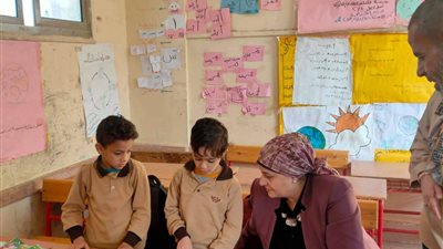 وكيل تعليم القليوبية تتابع سير العملية التعليمية بمدارس قها