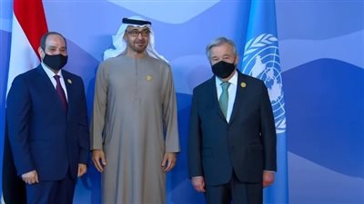 السيسي يستقبل محمد بن زايد رئيس دولة الإمارات قبل انطلاق قمة المناخ COP27