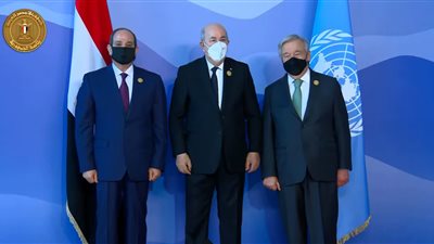 وصول الرئيس الجزائري وقادة ليبيا وتونس والسودان إلى مقر انعقاد قمة المناخ بشرم الشيخ | صور 