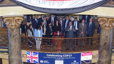 رئيس البورصة: تنظيم مصر لفعاليات COP27 تتويجًا للجهود الممتدة منذ 2014