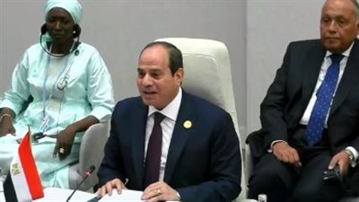 السيسي: نتطلع للعمل المشترك في مشروعات الإنذار المبكر ونقل التكنولوجيا المستدامة للموارد المائية