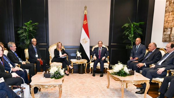 الرئيس السيسي مع