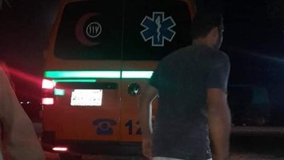  إصــابه شاب في حادث تصادم سيارة ربع نقل ودراجة نارية على طريق قطور بالغربية