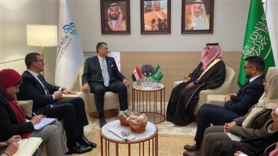 وزير السياحة يلتقي نظيره السعودي خلال مشاركتهما في فعاليات بورصة لندن الدولية 