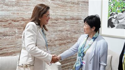 وزيرة التخطيط تلتقي محافظ مدينة طوكيو اليابانية على هامش فعاليات COP27