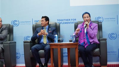 وزيرة البيئة تفتتح يومي العلم والشباب على هامش مؤتمر المناخ COP 27 | صور
