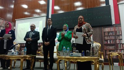 تمريض حلوان تفوز بمشروع تطوير معامل الاختبارات العملية| صور 