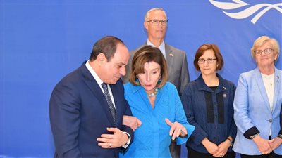 الرئيس السيسي لـ وفد أمريكي: حل قضايا ليبيا واليمن وسوريا يتمحور حول إنهاء التدخل الأجنبي 