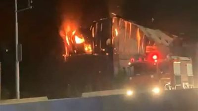 الحماية المدنية تسيطر على حريق في ورشة حدادة بالمحلة