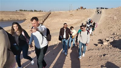 زيارة 10 آلاف زائر بمختلف الجنسيات لمعبدي أبو سمبل جنوب أسوان