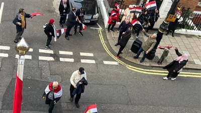 لا للازدواجية.. وقفة لدعم مصر بالعاصمة البريطانية| صور وفيديو
